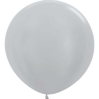 Sempertex Ballons Pearl Silber 60 cm