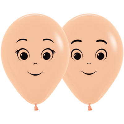 Sempertex Ballons Gesichter Peach Blush