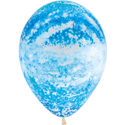 Sempertex Ballons Graffiti Blau Clear
