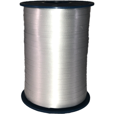 Polyband Geschenkband Silber