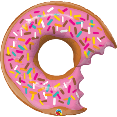 Folienballon Donut / Krapfen angebissen