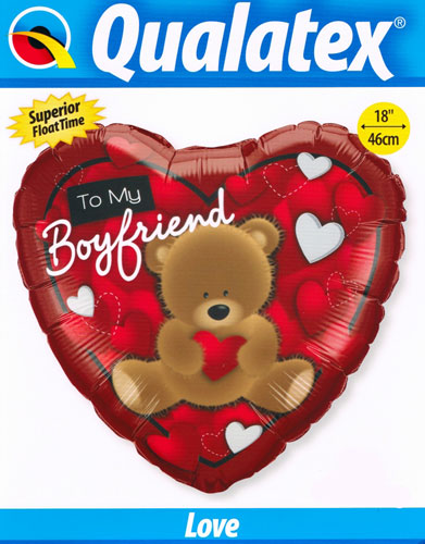 Folienballon Liebe Boy Friend Heliumballon Love Qualatex