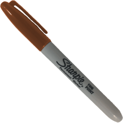 Sharpie Ballonstift feine Spitze Braun