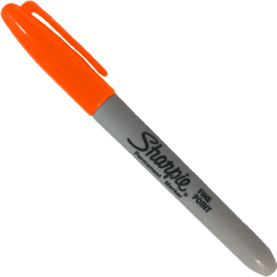 Sharpie Ballonstift feine Spitze Orange