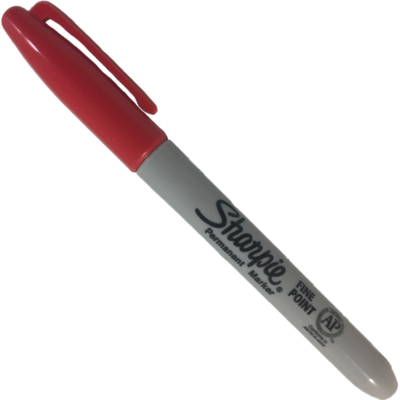 Sharpie Ballonstift feine Spitze Rot