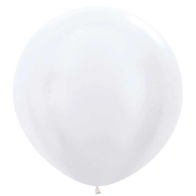 Sempertex Rundballon Perl Weiss 90 cm