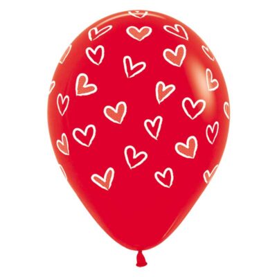 Sempertex Ballons Forever Hearts Rot 30cm