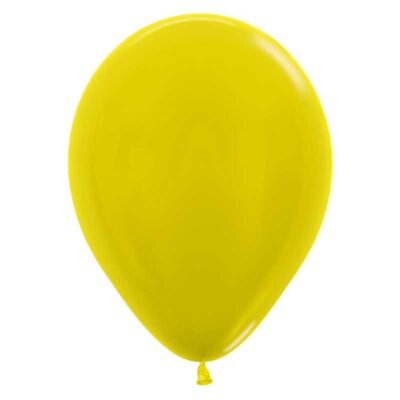 Sempertex Ballons Metallic Gelb 12.5 cm