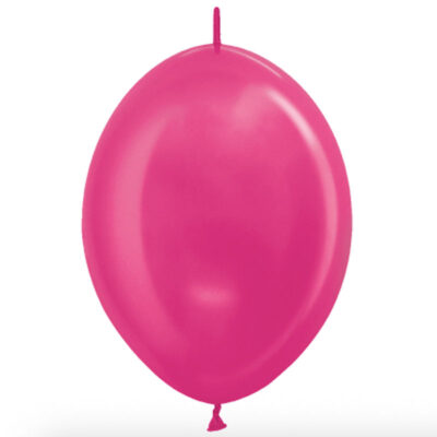 Sempertex Link O Loon Metallic Fuchsia 30 cm