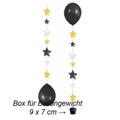 Ballon Hänger Tails Sterne 3er Pack