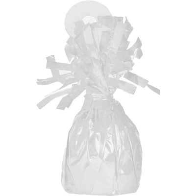 Heliumballons Ballongewicht Folie Weiss