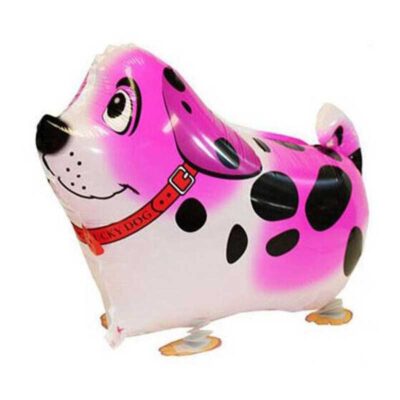 Ballonhund Ballonfigur Hund pink