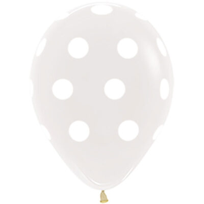 Sempertex Ballons Polka Dots Clear