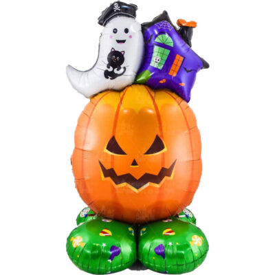 Haloween Kürbis Pumpkin Geist Folienballon Luftballon