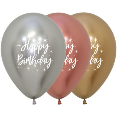 Sempertex Ballons Reflex Sortiment Happy Birthday