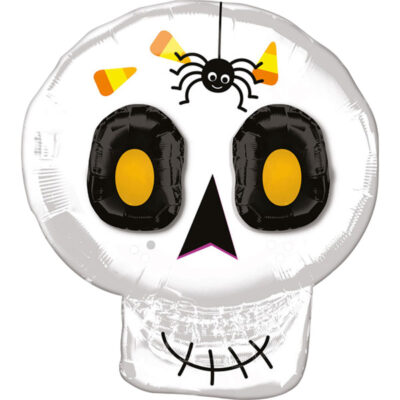 Totenschädel Halloween Folienballon