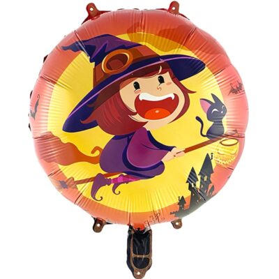 Halloweenhexe Folienballon